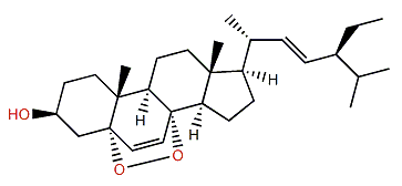 (24S)-5a,8a-Epidioxy-24-ethylcholesta-6,22-dien-3b-ol