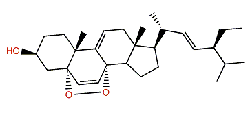 (22E,24S)-5a,8a-Epidioxy-24-ethylcholesta-6,9(11),22-trien-3b-ol
