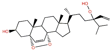 (24S)-5a,8a-Epidioxy-24-hydroperoxystigmasta-6,28-dien-3-ol