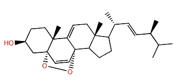(24S)-5a,8a-Epidioxy-24-methylcholesta-6,9(11),22-trien-3b-ol