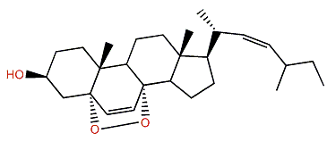 (22Z)-5a,8a-Epidioxy-24-methyl-27-norcholesta-6,22-dien-3b-ol