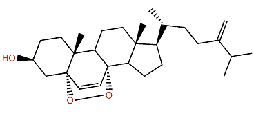 5a,8a-Epidioxy-24-methylcholesta-6,24(28)-dien-3b-ol