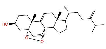 5a,8a-Epidioxy-24-methylcholesta-6,9(11),24(28)-trien-3b-ol