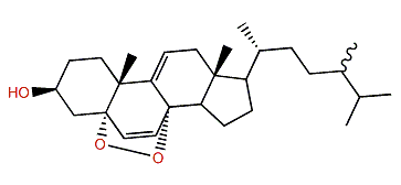 (24xi)-5a,8a-Epidioxy-24-methylcholesta-6,9(11)-dien-3b-ol