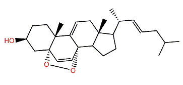 5a,8a-Epidioxycholesta-6,9(11),22-trien-3b-ol