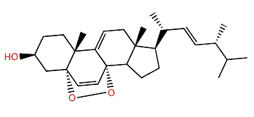 (22E)-5a,8a-Epidioxyergosta-6,9(11),22-trien-3b-ol