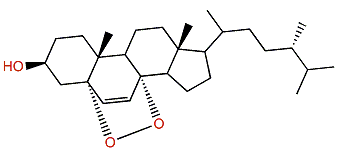 (24R)-5a,8b-Epidioxy-24-methylcholest-6-en-3b-ol