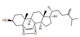 5a,8b-Epidioxyergosta-6,24(28)-dien-3b-ol