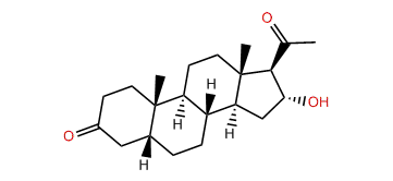 5b-Pregnan-16a-ol-3,20-dione