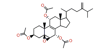 (3b,5b,6b,7a,11a)-5,6-Epoxy-3,7,11-triacetoxy-24-methylenecholest-8-ene