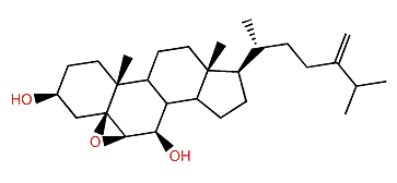 5b,6b-Epoxyergost-24(28)-en-3b,7b-diol
