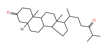 5beta-Cholestane-3,24-dione