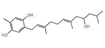 (E,E)-5-Methyl-2-(9-hydroxy-3,7,11-trimethyl-2,6-dodecadienyl)-1,4-benzenediol
