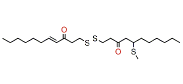 (E)-1-(5-Methylthio-3-oxo-undecyl)-disulfanylundec-4-en-3-one