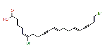 (E,E,E,E)-6,20-Dibromoeicosa-5,11,15,19-tetraen-9,17-diynoic acid