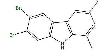 6,7-Dibromo-1,3-dimethyl-9H-carbazole
