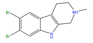 6,7-Dibromo-2-methyltetrahydro-b-carboline