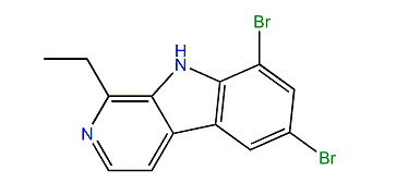 6,8-Dibromo-1-ethyl-9H-pyrido[3,4-b]indole