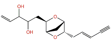 6,9-7,10-Diepoxy-1,12-pentadecadien-14-yne-3,4-diol