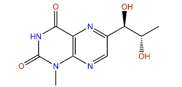 6-(1R,2S-Dihydroxypropyl)-1-methyl-2,4-pteridinedione