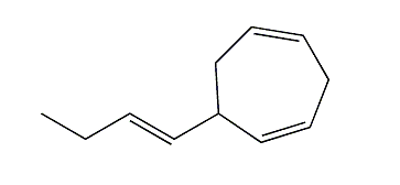 (E)-6-(1-Butenyl)-1,4-cycloheptadiene