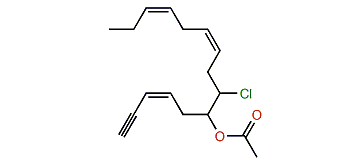 (3Z,9Z,12Z)-6-Acetoxy-7-chloro-pentadeca-3,9,12-trien-1-yne