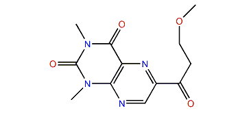 6-(b-Methoxypropionyl)-1,3-dimethyllumazine