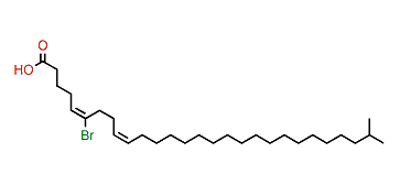 (E,Z)-6-Bromo-27-methyl-5,9-octacosadienoic acid