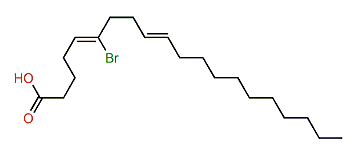 6-Bromo-5,9-eicosadienoic acid