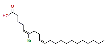 (E,Z)-6-Bromo-5,9-heneicosadienoic acid