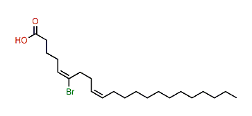 (E,Z)-6-Bromo-5,9-docosadienoic acid