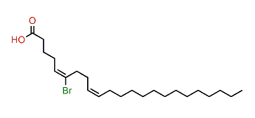 (E,Z)-6-Bromo-5,9-tricosadienoic acid