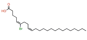 (E,Z)-6-Bromo-5,9-tetracosadienoic acid