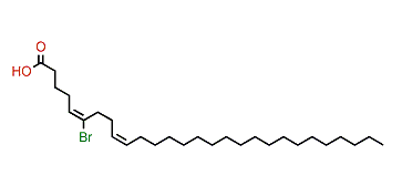 (E,Z)-6-Bromo-5,9-octacosadienoic acid