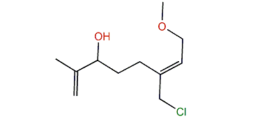 (2Z,6E)-6-Chloromethyl-8-methoxy-2-methyl-1,6-octadien-3-ol
