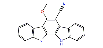 6-Cyano-5-methoxyindolo[2,3-a]carbazole