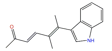 (E,E)-6-(1H-Indol-3-yl)-5-methyl-3,5-heptadien-2-one
