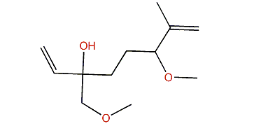 6-Methoxy-3-(methoxymethyl)-7-methyl-1,7-octadien-3-ol