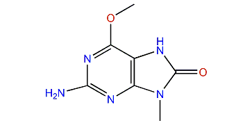 2-Amino-6-methoxy-9-methyl-7H-purin-8(9H)-one