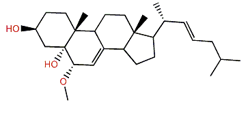 (22E)-6b-Methoxycholesta-7,22-dien-3b,5a-diol