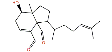 (6R)-6-Hydroxy-2,7-cycloxenia-3,14-diene-1,17-dial