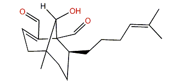(6R)-6-Hydroxydichotoma-3,14-diene-1,17-dial