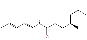 (E,E)-2,4-(6S,10S)-4,6,10,12-Tetramethyltridecadien-7-one