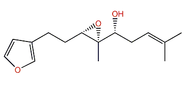 (6S,7R,8R)-6,7-Epoxy-8-hydroxydendrolasin
