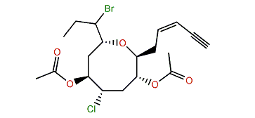 (3Z,6S,7R,9S,10S,12R)-9-chloro-13-bromo-6,12-epoxy-7,10-diacetoxypentadec-3-en-1-yne