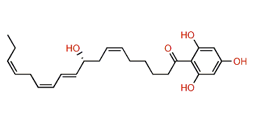 (6Z,9R,10E,12Z,15Z)-1-(2,4,6-Trihydroxyphenyl)-9-hydroxyoctadeca-6,10,12,15-tetraen-1-one