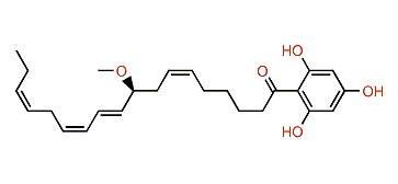 (6Z,9S,10E,12Z,15Z)-1-(2,4,6-Trihydroxyphenyl)-9-methoxyoctadeca-6,10,12,15-tetraen-1-one