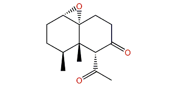 6a-Acetyl-1(10)-a-13-nornardosin-7-one