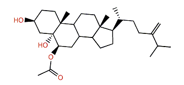 6b-Acetoxy-24-methylenecholestane-3b,5a-diol