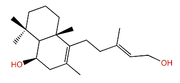 6beta-Hydroxy-labda-8,13-dien-15-ol